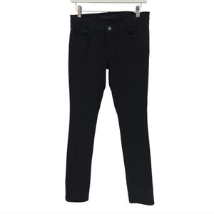 J Brand Pencil Leg Jeans Size 28 in Jett Black Medium Rise